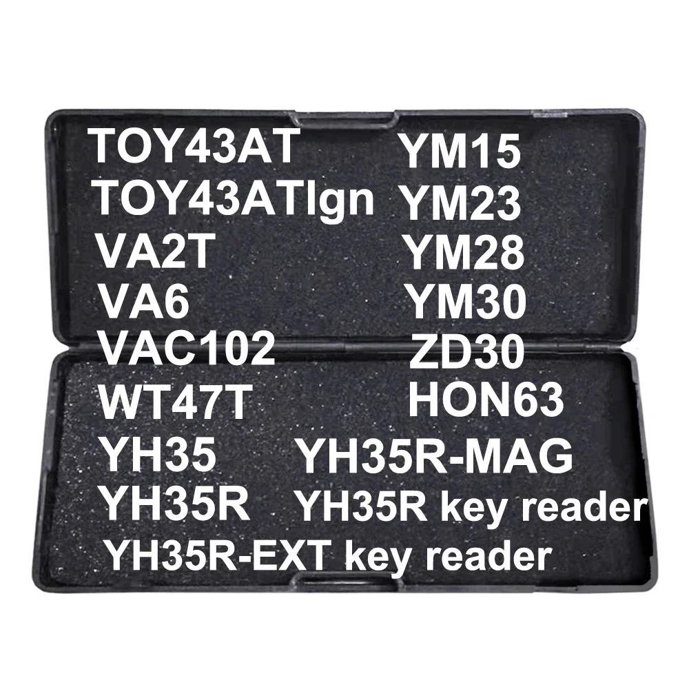 Lishi Ű  YH35R-MAG, 2 in 1, TOY43AT, VA6, VA2T, VAC102, WT47T, YH35R, YH35, HON63, YM15, YM23, YM28, YM30, KTM1, N